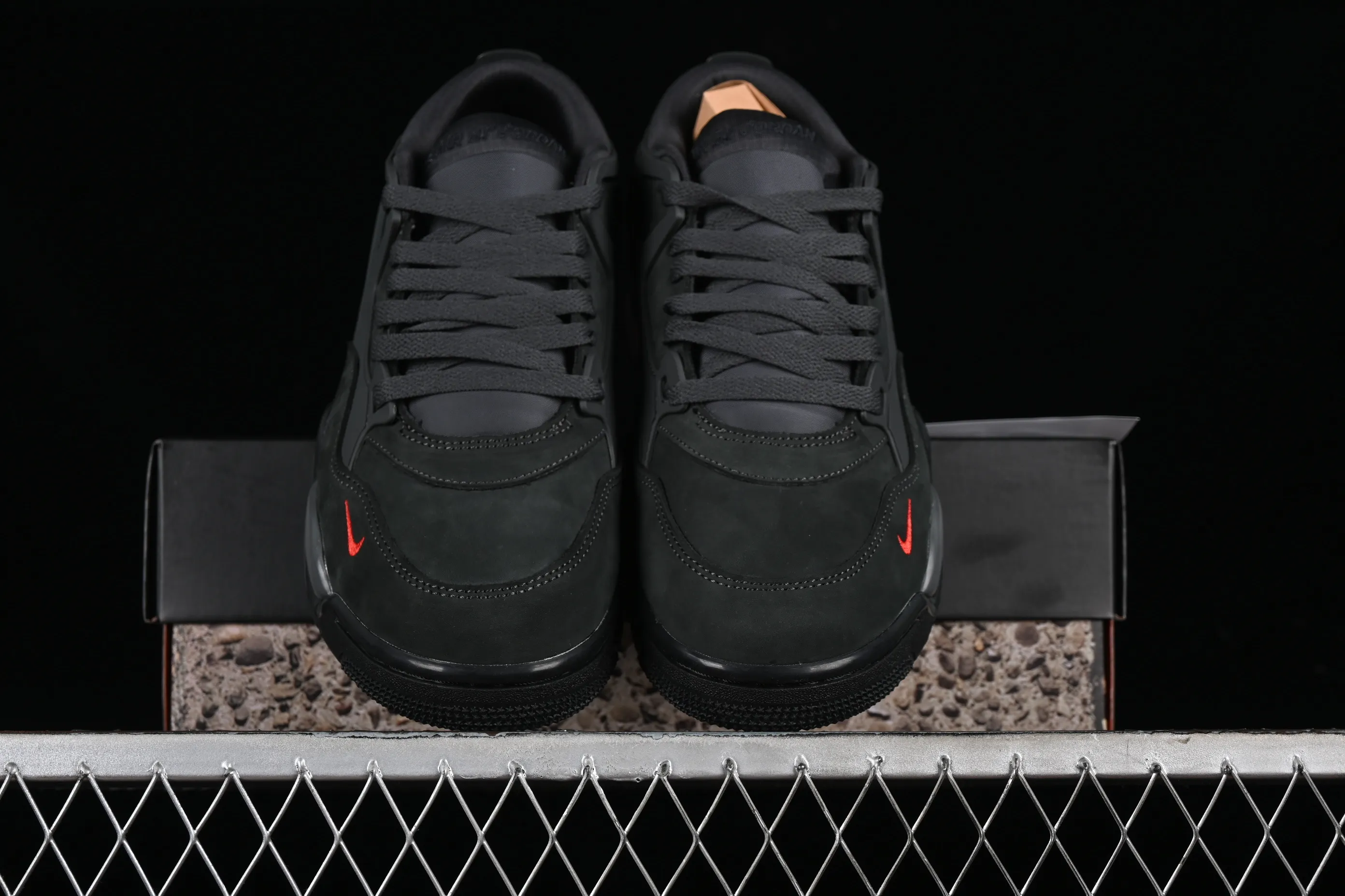 All Categories Air Jordan Jordan Series Basketball Shoes Air Jordan 4 Air Jordan 4 "Remastered" AJ4 Joe 4 Remastered Suede Black HF4334-004